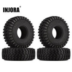 INJORA: 1.0" 58*20mm All Terrain Crawl Master Tires for 1/24 RC Crawlers (4) (T1008) INJORA