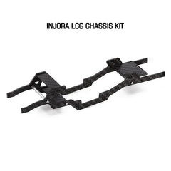 INJORA LCG Carbon Fiber Chassis Kit 6° Angled Frame For SCX24 C10 JLU Deadbolt B17 Bronco (SCX24-120) INJORA
