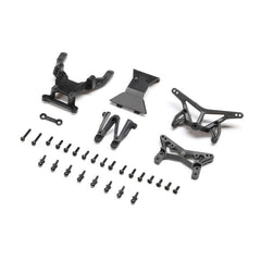 LOSI Front & Rear Towers, Bumper: Micro-B (LOS-1770) Horizon Hobby