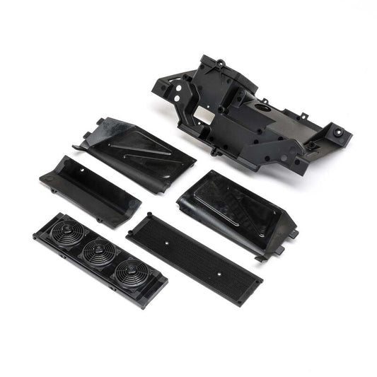 LOSI 1/1 In Stock Rear Bulkhead, Fan Panel & Mud Guard: 1/10 Baja Rey 2.0 (LOS231109) Horizon Hobby
