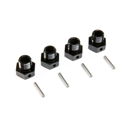 LOSI 17mm Wheel Hex, Black (4): SBR 2.0 (LOS252129) Horizon Hobby