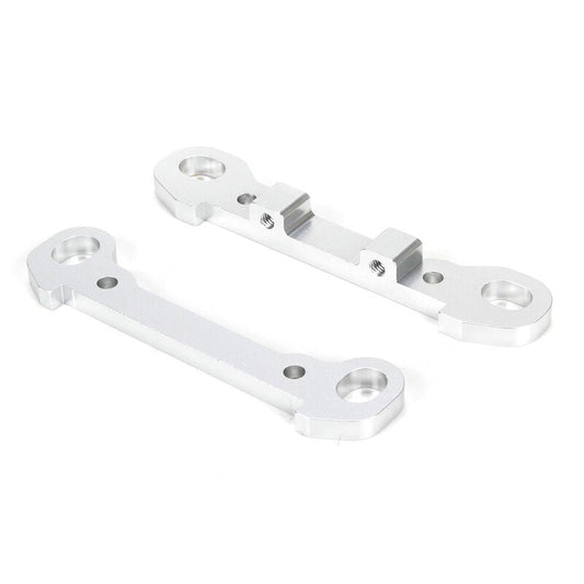 LOSI Rear Hinge Pin Braces, Aluminum, Silver (2): MTXL (LOS254029) Horizon Hobby