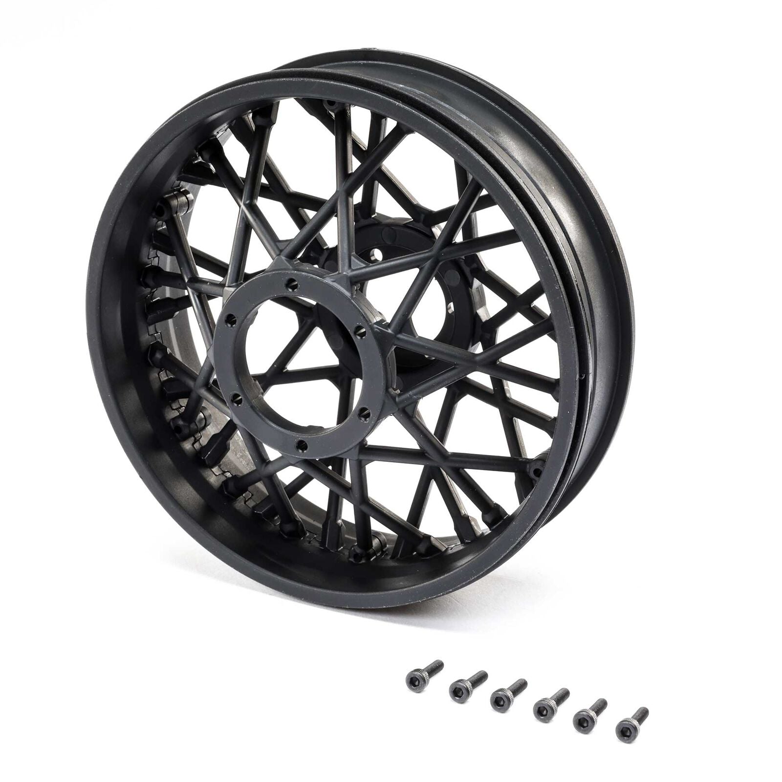 LOSI Rear Wheel Set, Black: Promoto-MX (LOS46001) Horizon Hobby