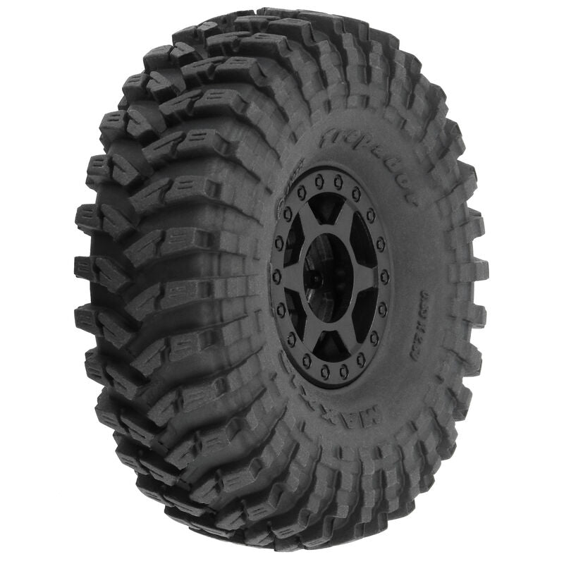 Pro-Line 1/24 Maxxis Trepador F/R 1.0" Tires MTD 7mm Black Holcomb (PRO1022510) Horizon Hobby