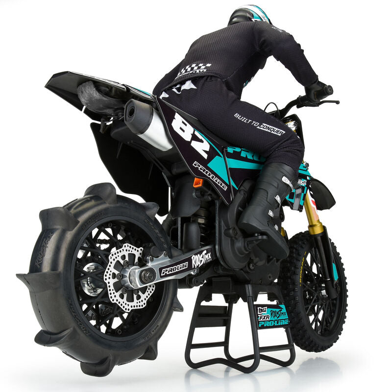 Pro-Line 1/4 Roost MX Sand/Snow Paddle Rear Tire MTD Black (1): PROMOTO-MX (PRO1023810) Horizon Hobby