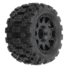 Pro-Line 1/18 Badlands MX 1.85" F/R MTD 12mm Black Raid: Granite GROM (PRO1024110) Horizon Hobby