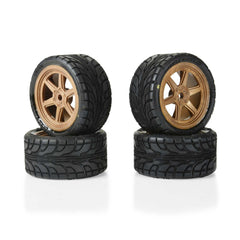 ProLine 1/12 Avenger Tire Mounted on Overdrive Wheel 8mm Hex (4): Losi Race Car Horizon Hobby