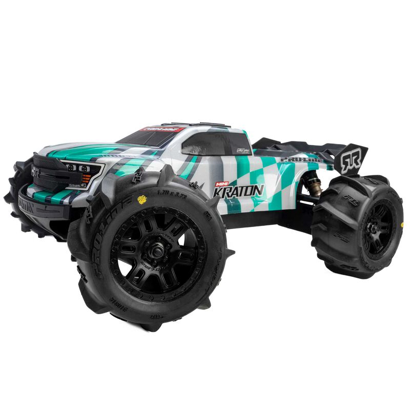 1/16 Dumont F/R MT Tires Black Split Six (2): ARRMA MINI KRATON Horizon Hobby