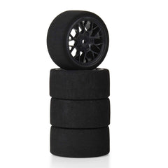 Fifty6 Foam Tire Mounted on Circuit Black Wheel 8mm Hex (4) Horizon Hobby