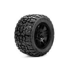 Pro-Line Racing Jaeger Front/Rear MT Tires MTD 12mm Black Split Six (2): ARRMA MINI KRATON Horizon Hobby