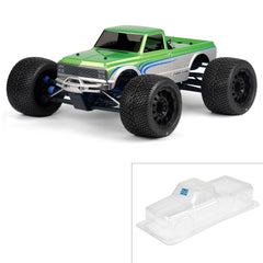 Pro-Line 1/8 1972 Chevy C-10 Long Bed Clear Body: Monster Truck (PRO322700) Horizon Hobby