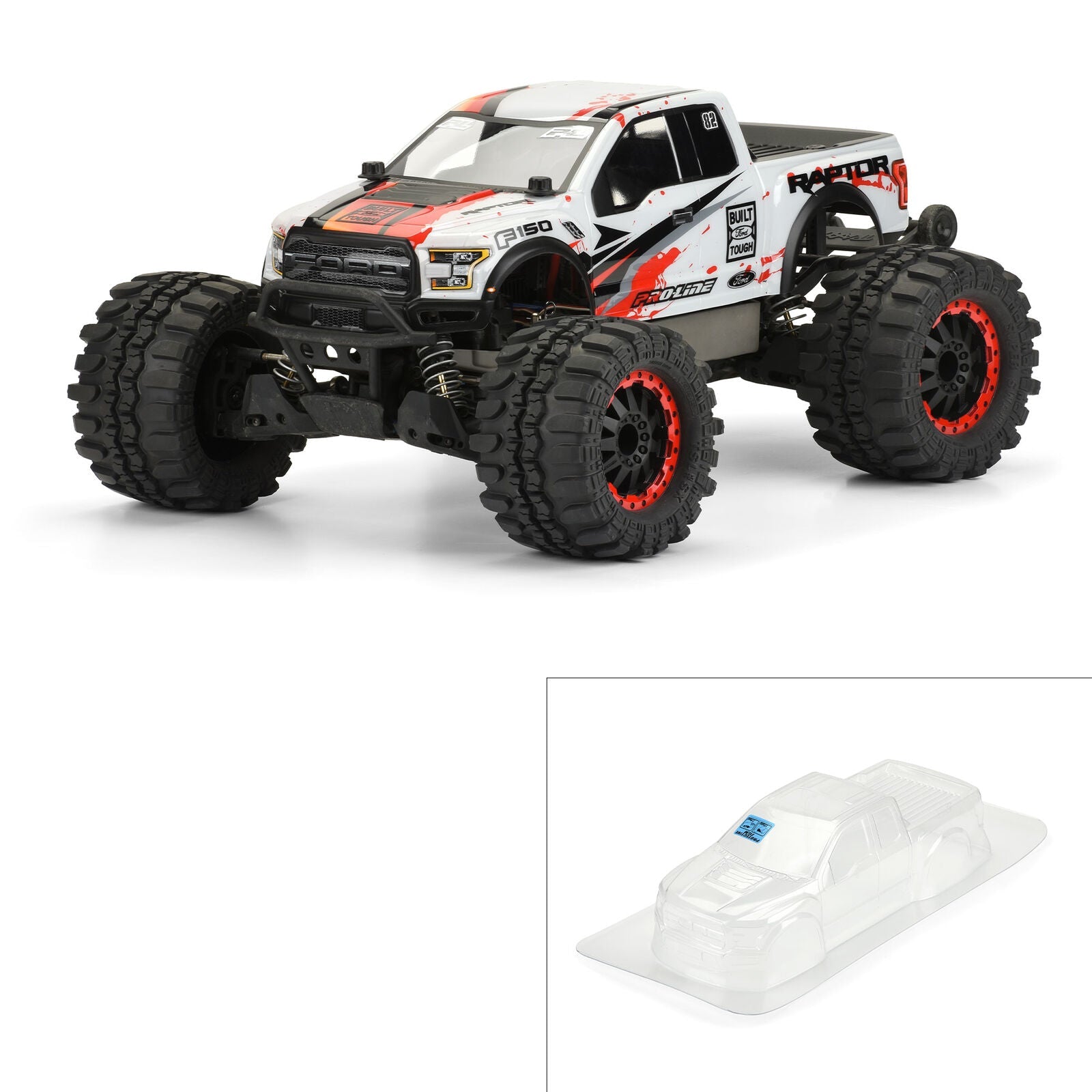 Pro-Line 1/10 2017 Ford F-150 Raptor Clear Body: Stampede (PRO347000) Horizon Hobby