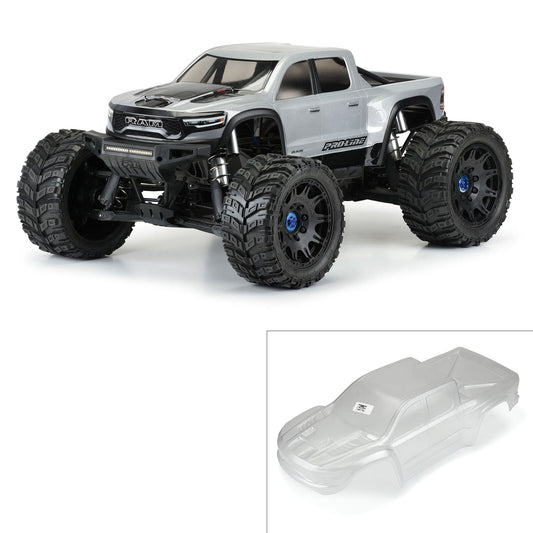 Pro-Line 1/5 Pre-Cut 2021 Ram 1500 Clear Body: X-MAXX Item No. Pro-Line Racing (PRO357417) Horizon Hobby