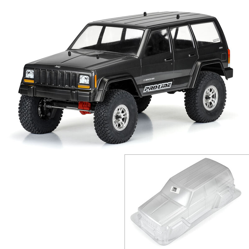 Pro-Line 1/10 2001 Jeep Cherokee Clear Body 12.3” (313mm) Wheelbase Crawlers (PRO363500) Horizon Hobby