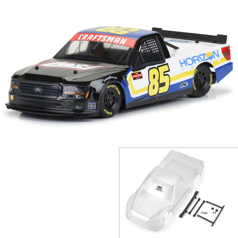 ProLine 1/12 Pre-Cut 2024 Ford F-150 Truck Clear Body: Losi NASCAR Horizon Hobby