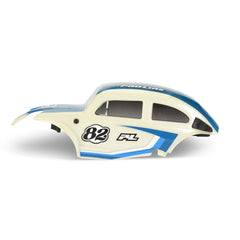 Class 1 VW Bug Race Body Conversion Kit and Flat Iron M/T Tires Mounted 7mm Black Diablo (4) for ARRMA TYPHON GROM (PRO368000T1) Horizon Hobby