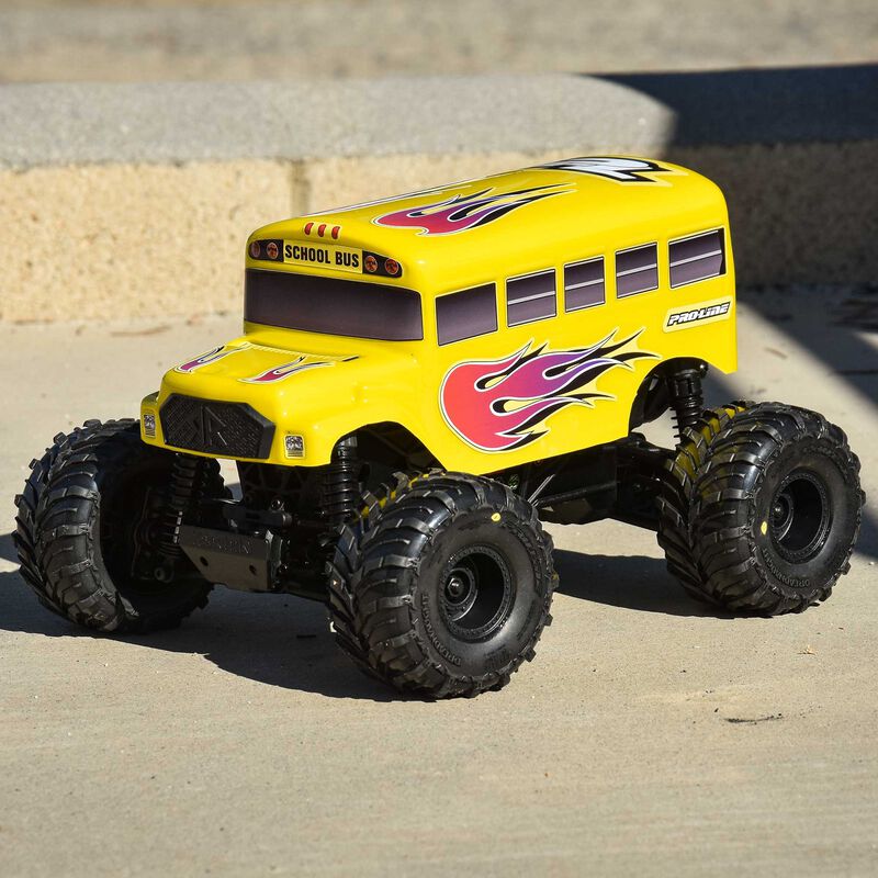 ProLine 1/16 Pre-Cut/Pre-Painted (School Bus) Yellow Body for ARRMA GORGON GROM Horizon Hobby