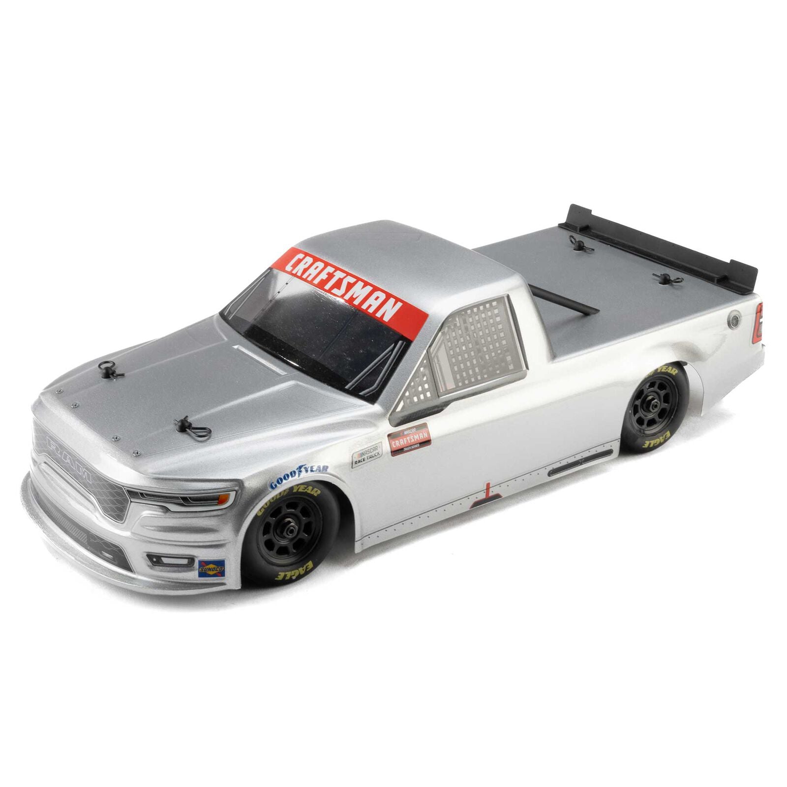 1/12 Pre-Cut 2026 Ram 1500 Truck Clear Body: Losi NASCAR Horizon Hobby