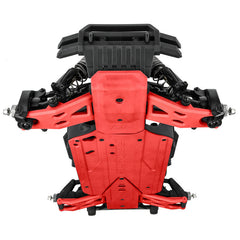 Pro-Line Bash Armor Front/Rear Skid Plates (Red) for ARRMA 3S Vehicles (PRO639507) Horizon Hobby