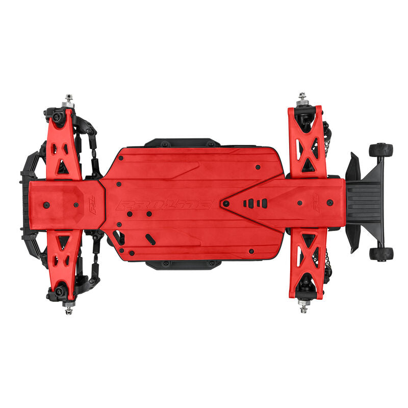 Pro-Line Bash Armor Front/Rear Skid Plates (Red) for ARRMA 3S Vehicles (PRO639507) Horizon Hobby
