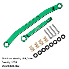 INJORA CNC Aluminum Steering Links for Axial SCX24 (SCX24-13BK) INJORA