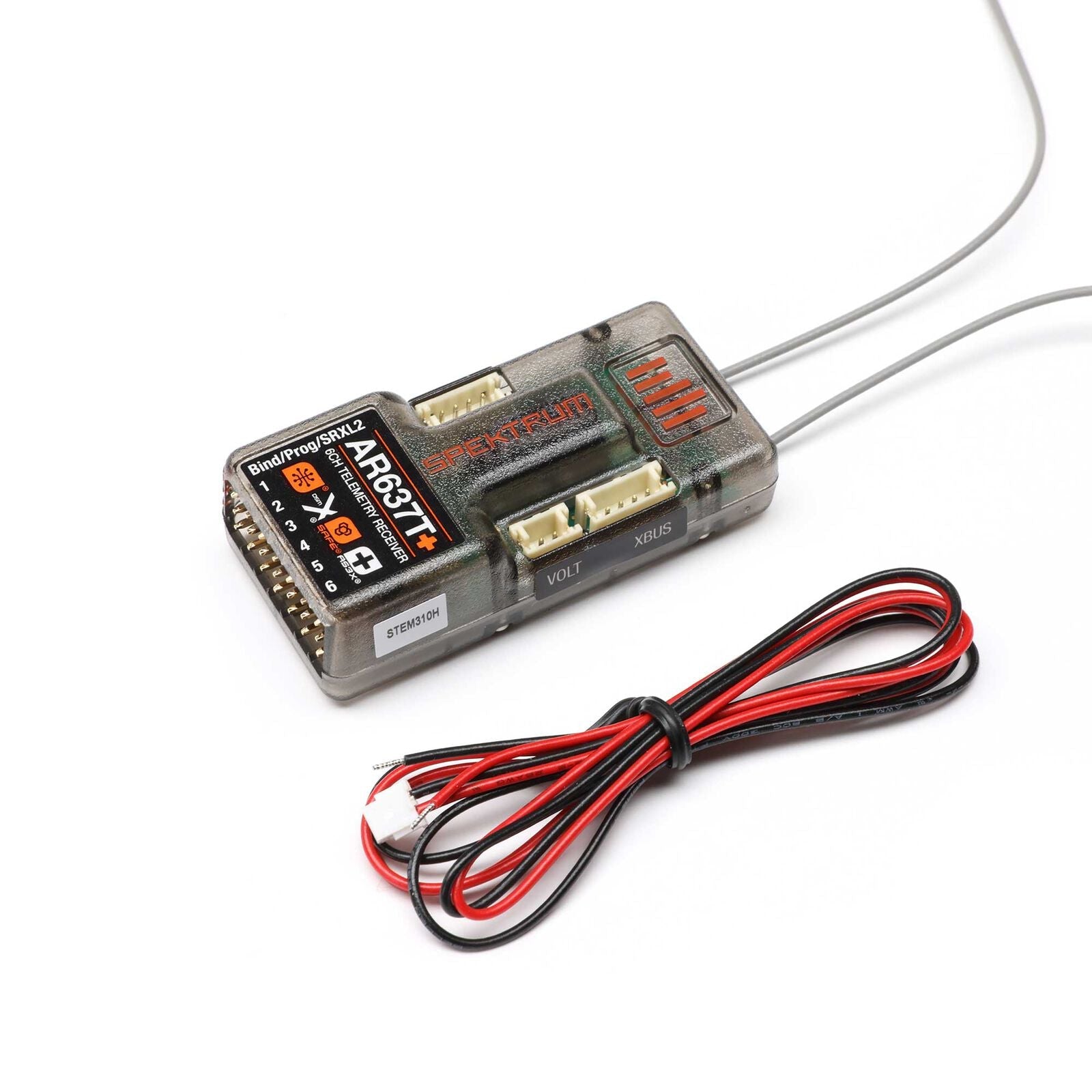 Spektrum AR637T+ DSMX 6-Channel AS3X+ & SAFE Telemetry Receiver (SPM-1032) Horizon Hobby