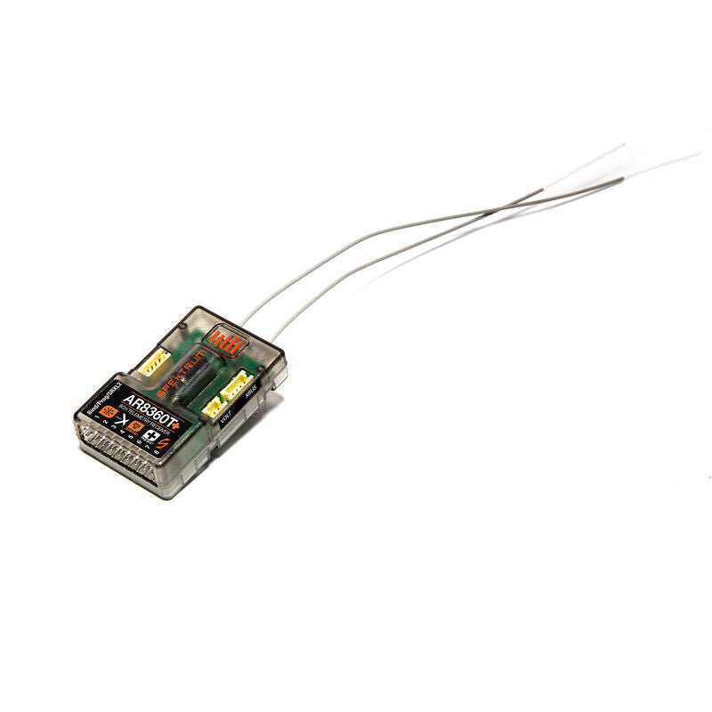 Spektrum AR8360T+ DSMX 8-Channel AS3X+ & SAFE Telemetry Receiver (SPM-1033) Horizon Hobby