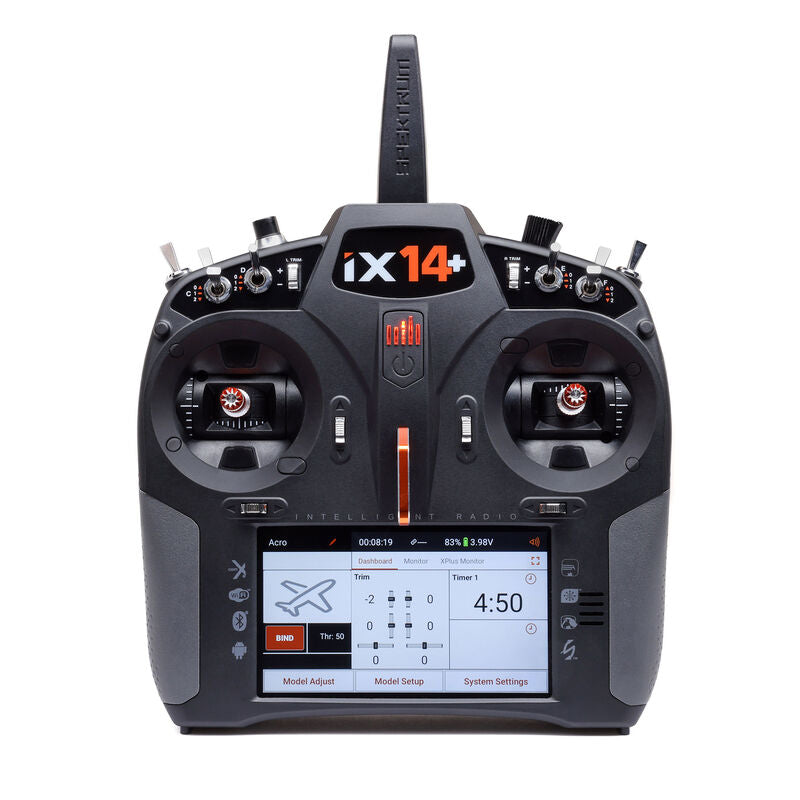 Spektrum iX14+ 20-Channel DSMX Transmitter Only (SPMR14010) Horizon Hobby
