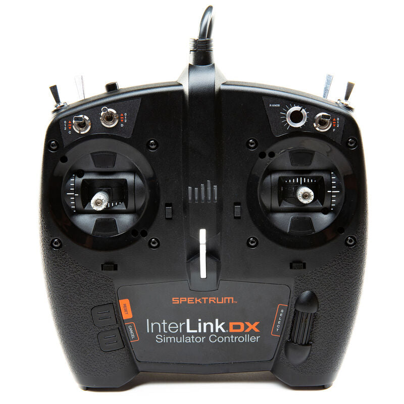 Spektrum InterLink DX Simulator Controller with USB Plug (SPMRFTX1) Friendly Hobbies