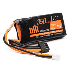 Spektrum 7.4V 350mAh 2S LiPo Battery: SCX24 PH 2.0 (SPMX3502S30) Horizon Hobby