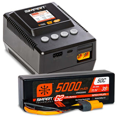 Spektrum Smart Powerstage: 5000mAh 3S LiPo & S155 Charger (SPMXPSS300) Horizon Hobby