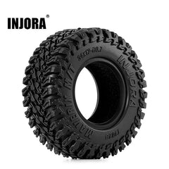 INJORA 0.7" 34*12mm MAVERIX M/T Tires for 1/30 SCX30 (T7025) (4) INJORA