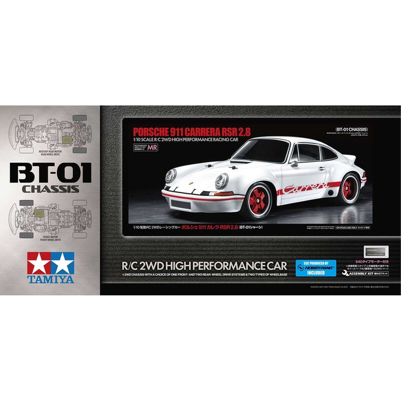Tamiya 1/10 Porsche 911 Carrera RSR 2.8 BT-01 2WD Touring Car Kit (TAM58740) Horizon Hobby