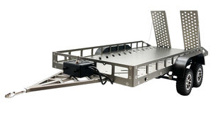 HRP 1/10 Scale Full Metal Trailer with LED Lights (Titanium) (BOL5005) HRP