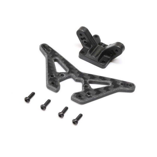 TEAM LOSI Carbon Rear Shock Tower: Mini-B, BL (TLR314000) Horizon Hobby