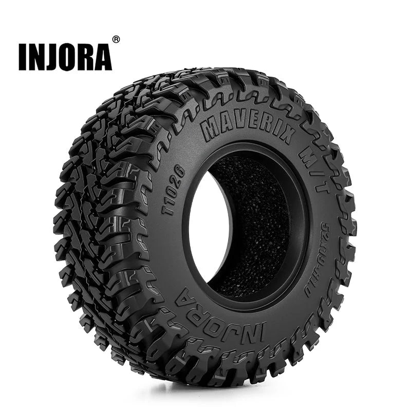 INJORA 1.0" 52*19mm MAVERIX M/T Tires (T1026) (4) INJORA
