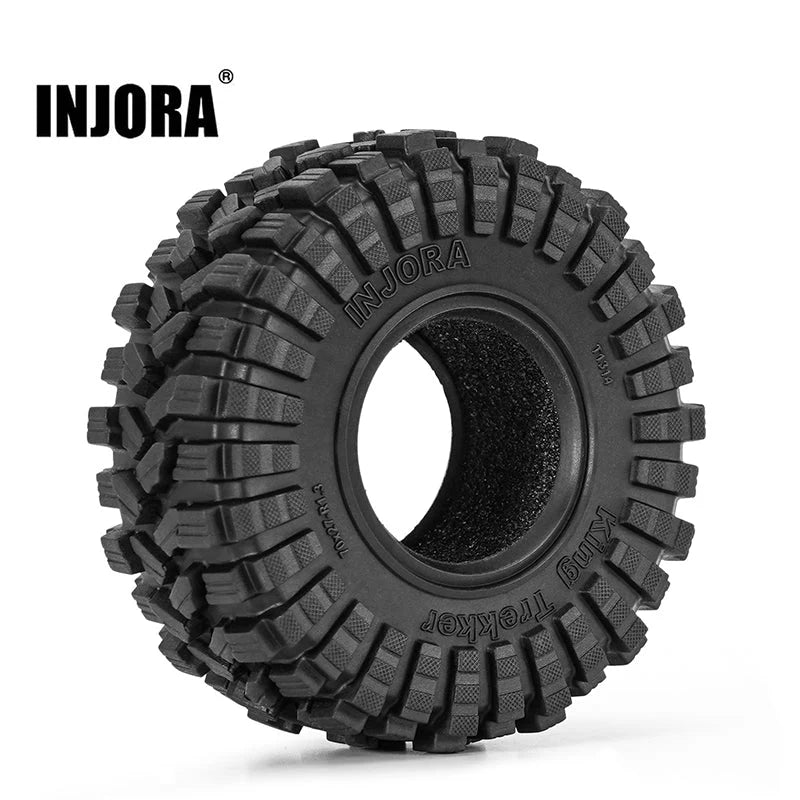 INJORA 1.3" 70*27mm King Trekker A/T Tires (T1314) (4) INJORA
