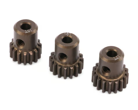 Team Associated RC28R 64P Factory Team Aluminum Pinion Gears Set (15T/16T/17T) Amain Hobbies