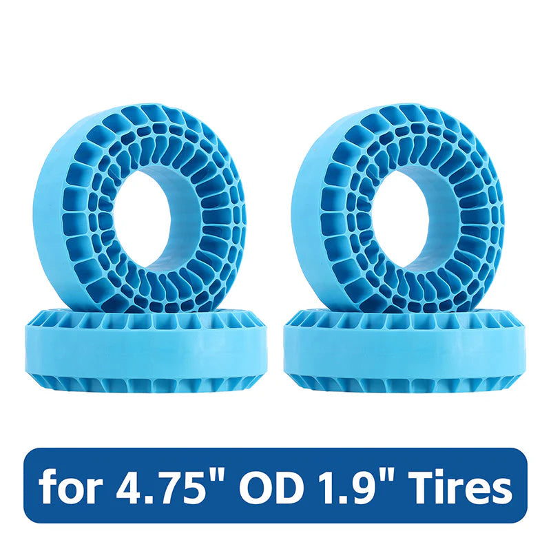 INJORA: 4pcs Silicone Rubber Inserts for 118-122mm(4.75" OD) 1.9" Tires INJORA