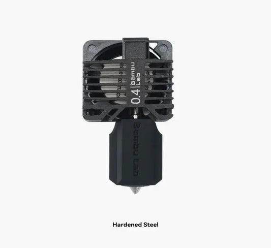 Bambu Lab Complete Hotend Assembly for X1E with Hardened Steel Nozzle - 0.4mm [FAH013]