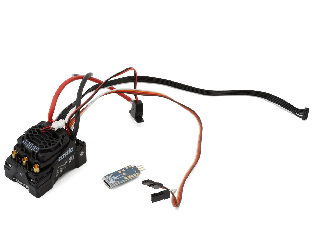 Castle Creations Cobra 10 6S 1/10 Scale Brushless Sensored ESC (CSE010-0174-00) Amain Hobbies