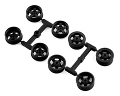 DS Racing Kyosho Mini Z 8.5mm Narrow Drift Rims (1/2/3/4 Offset) (Black) (DS-MI20N1B) Amain Hobbies