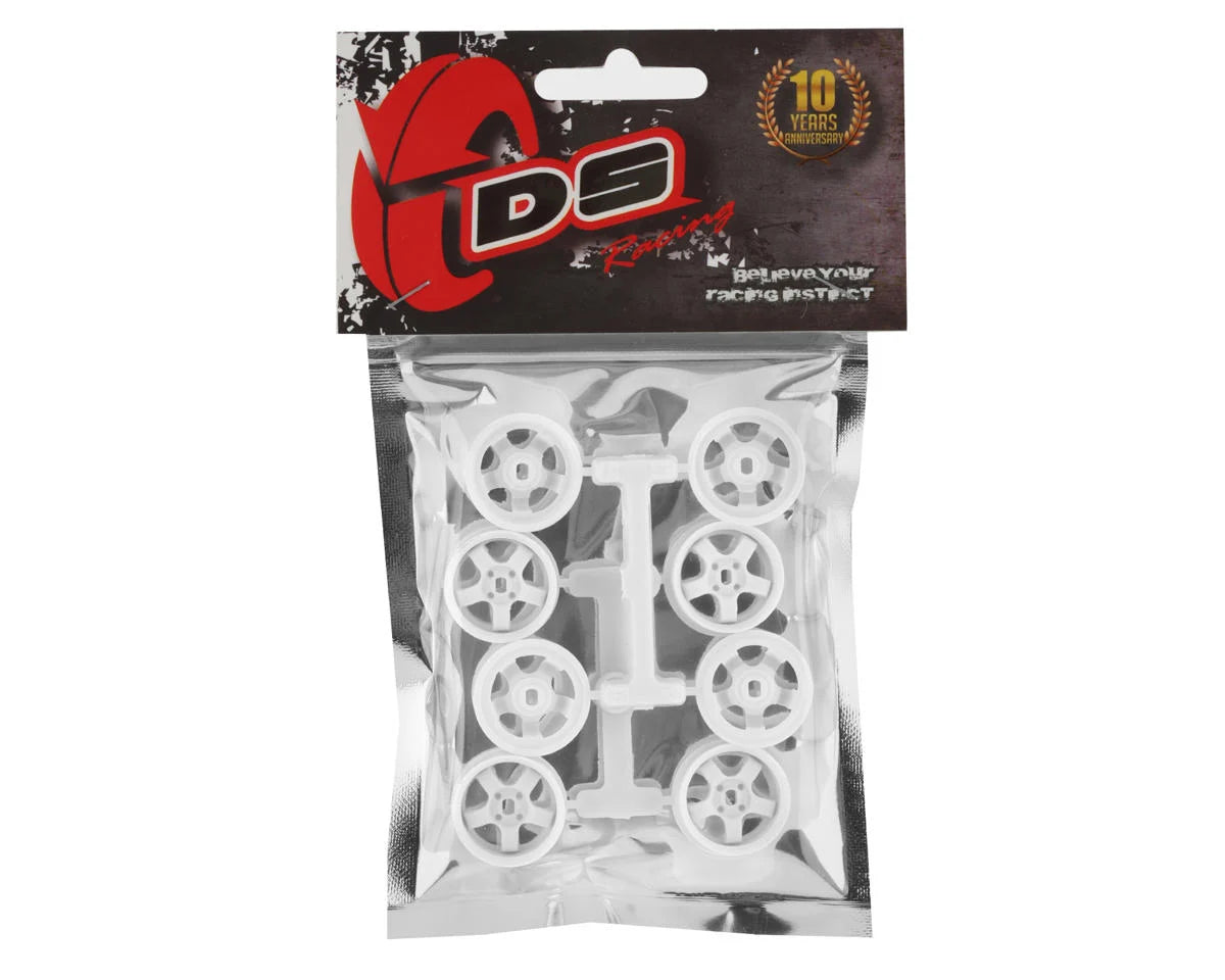 DS Racing Kyosho Mini Z 8.5mm Narrow Drift Rims (1/2/3/4 Offset) (White) Amain Hobbies