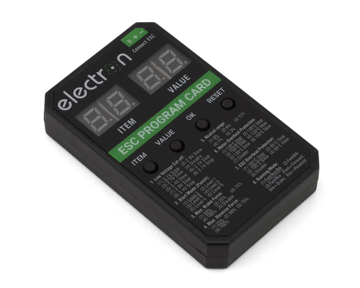 EcoPower Micro 24 ESC Program Card for ECP-8050 (ECP-8051) Amain Hobbies