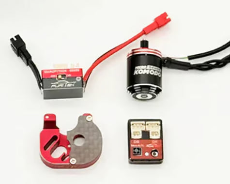 Furitek SCX24 MicroModo Sensored 2026 PNP Outrunner Brushless System (Compatible w/Stock SLT2 Transmitter) Amain Hobbies