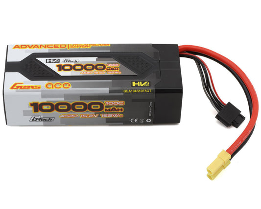 Gens Ace G-Tech Advanced Smart 4S LiHV Hardcase Battery 100C (15.2V/10000mAh) w/EC5 (GEA104S10E5GT) GensTattu