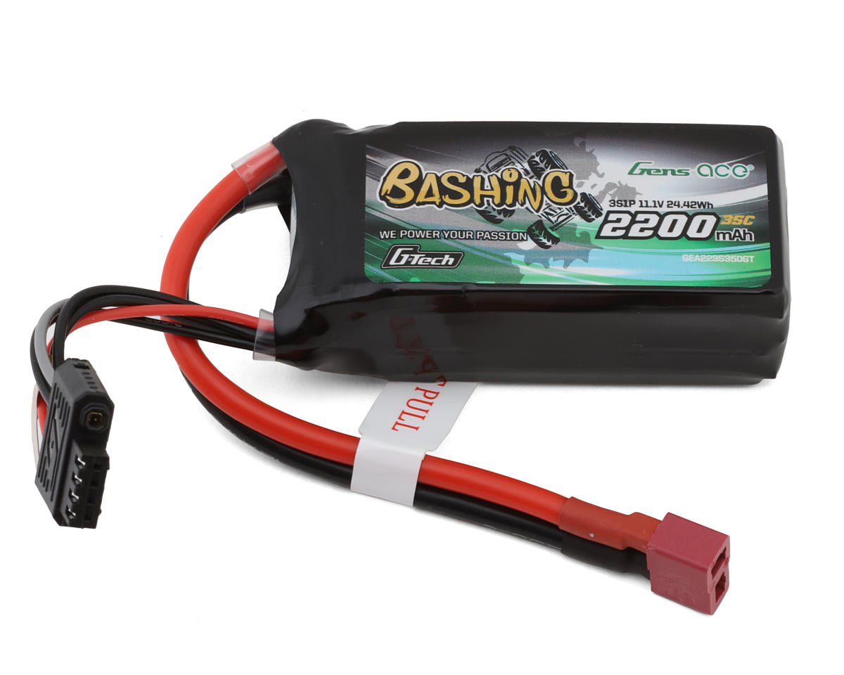 Gens Ace G-Tech Smart 3S LiPo Battery 35C (11.1V/2200mAh) w/T-Style Connector (GEA223S35DGT) GensTattu