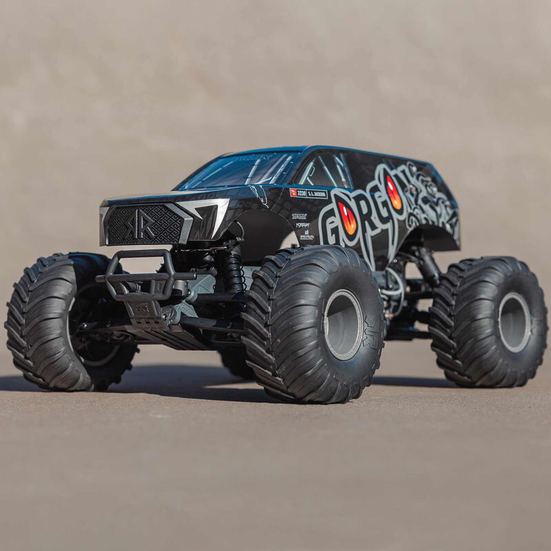 ARRMA 1/10 GORGON 4X2 MEGA 550 Brushed Monster Truck Ready-To-Assemble Kit with Battery & Charger (ARA3230SKT1) Horizon Hobby