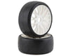 GRP Tires GT - TO4 Slick Belted Pre-Mounted 1/8 Buggy Tires (White) (2) (XM7) w/RIGID Wheel Amain Hobbies
