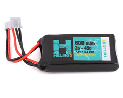 Helios RC 2S 45C LiPo Battery w/PH2.0 Connector (7.4V/600mAh) (HEL-2S600-45) Amain Hobbies